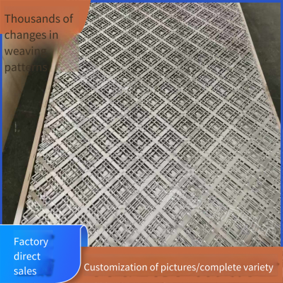 European-style Wall Curtain Wall Mesh, Tea Tray and Tea Table, Metal Mesh for Office Building Exterior Wall Decoration, Aluminum Wire Woven Ceiling Mesh photo-3