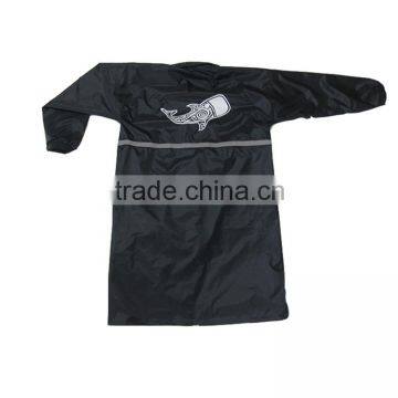 Adults Polyester Waterproof Long Hooded Raincoat Pvc Raincoat