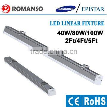 Led Linear Pendant Light 1200mm 40w Indoor Office Lighting With 3 Years Warranty