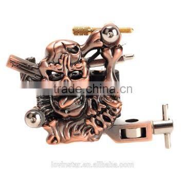 Custom High Stability Temporary Flash Tattoo Machine 10 Warps Coils 7000-9000 R/Minute for Begnner