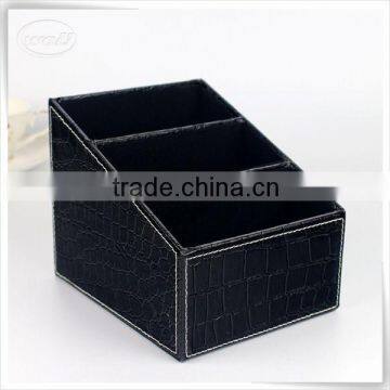 Hot sale leather leather foldable storage box manufacture