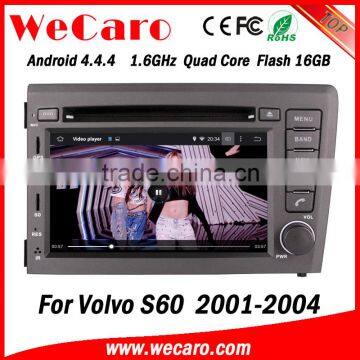 Wecaro WC-VL7060 Android 4.4.4 car stereo 2 din car radio with android system for volvo s60 with gps stereo 2001-2004