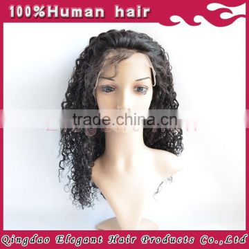 wholesale good quality long wavy AAAAA Brazilian virgin human hair black men lace front wigs