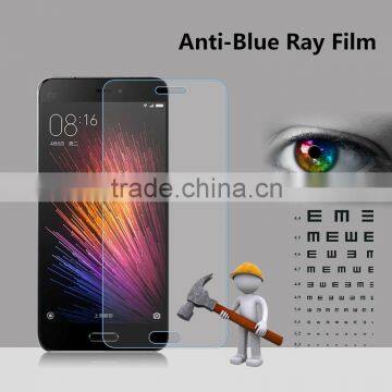 Anti blue ray cutting screen protector for Xiaomi 5