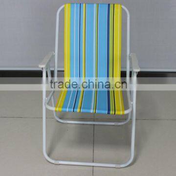 Stripe Fabric Spring Dining Chair photo-4