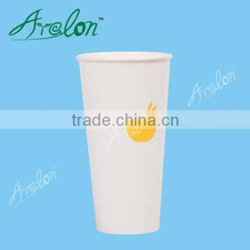 flexo print 16oz 22oz 32oz cold disposable paper cups for juice