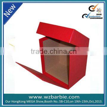 Red magnetism gift paper box