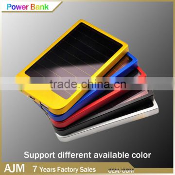 4000 mah solar mobile charger ultra slim power bank ultra slim power bank