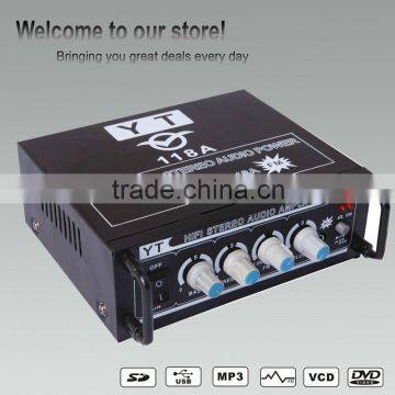 hi-fi stereo amplifier YT-118A with ICD/VCD/DVD input