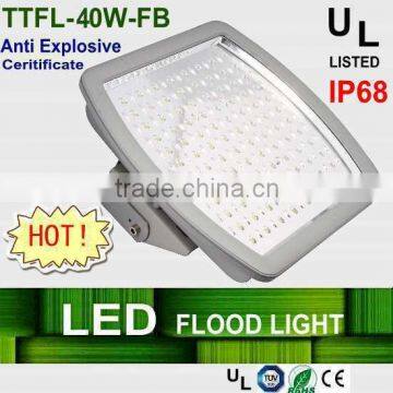 hot sale, outdoor IP68 40w focos led flood light,100w gas station light