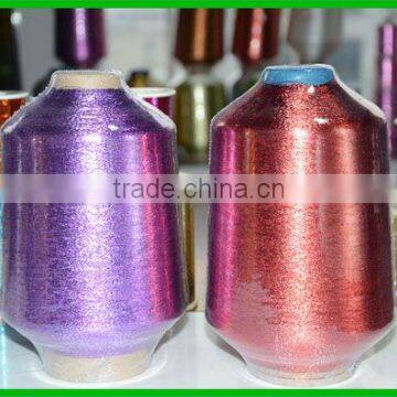 MH-type metallic thread/metallic yarn/polyester yarn