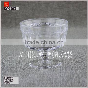 Mini coffee glass cup with metal handle for sale