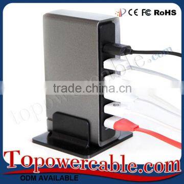 Multi 6 Ports Usb Connector Splitter Box Hub With Charging Port photo-2