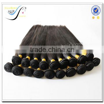 wholesale high quality unprocessed color silky straight 100% virgin human hair weaving