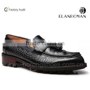 men no laces casual shoes with tassel slip on shoes