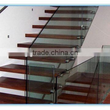 Balustrade Tempered Glass With Fitting For Stairs DS-LP390