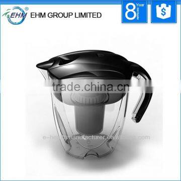 2015 Hot Sales Household Pre-Filtration filter alkaline water pitcher