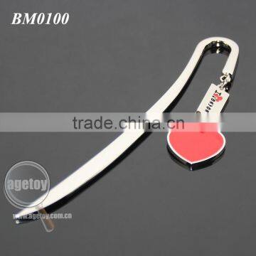140MM Letter Knife I LOVE LONDON Souvenir Stationery Red Heart Shaped Promotional Custom Metal Bookmark photo-6