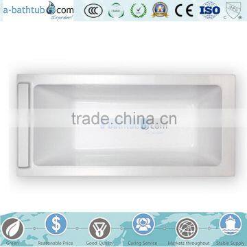 European style white color acrylic acrylic bathtub