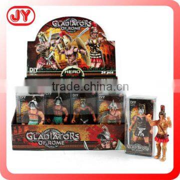 Boys favorite roman gladiator set plastic figure with EN71 ASTM