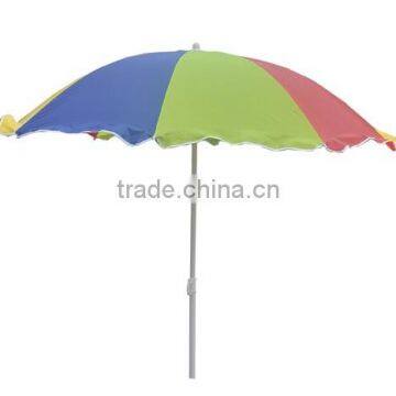 big rainbow beach umbrella with tilt mechanism