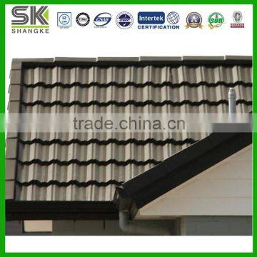 stone coated color roof tile roof with price