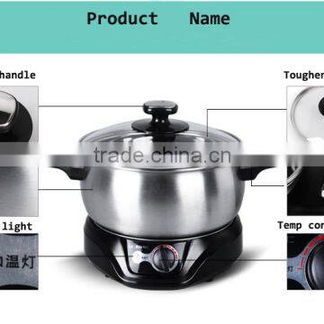 Electric Stainless Steel Split Hot Pot DHG-200F photo-3