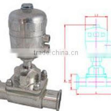 Sanitary Pneumatic Diaphragm Valve (G611)