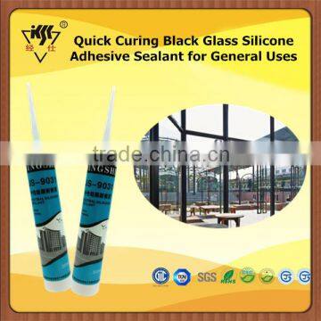 Quick Curing Black Glass Silicone Adhesive Sealant for General Uses