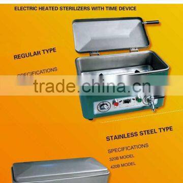 Electric Heated Sterilizer with Time Device (Stainless Steel Type)