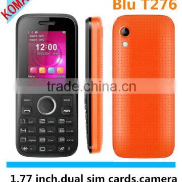 KOMAY 1.8 inches chinese dual sim card gprs mini mobile phone(T276)