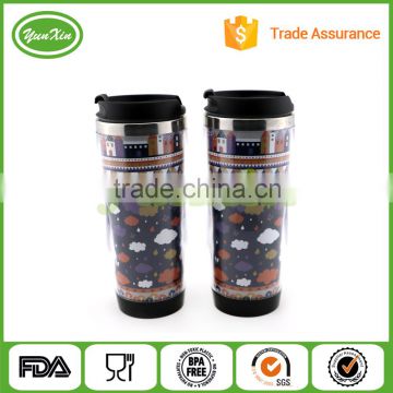 2016 Best Sale Double Wall Insulated Tumbler With lid of leakproof design