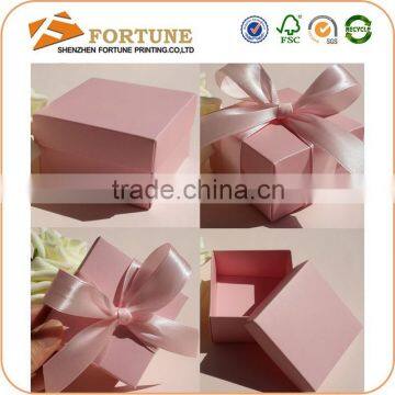 Custom printed flat pack cardboard paper folding candy box
