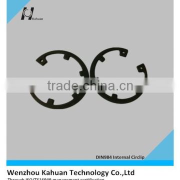 Carbon steel black coating toothed hole spring steel ring DIN984