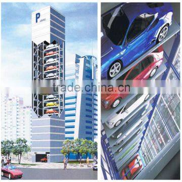 automatic tower parking system vertical car parking tower smart automated tower parking system