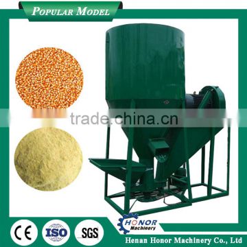 Large Capacity Combined Cattle Feed Crusher And Mixer With Good Quality