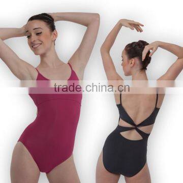 Ladies twist back camisole ballet leotards BL913