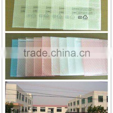 Bubble film,packing material,air bubble film