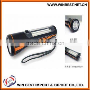 Led Torch with Radio/Fluorescent Tube