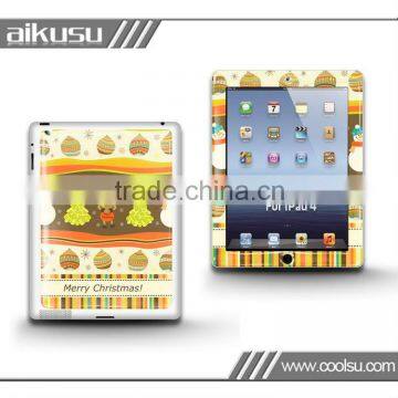 christmas gift epoxy sticker for iPad 4