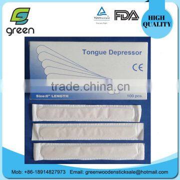 Hot Sale High Quality Disposable Wooden Custom Medical Color Tongue Depressor in China photo-2