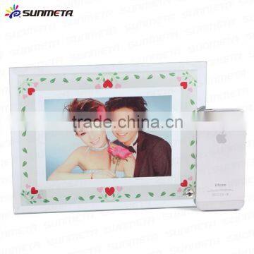 sublimation glass photo frame BL-04 180*230*5