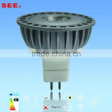 Hotsale led mr16 5w cob spotlight patented design ce rohs