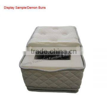 Double side foam encased pillow top CFR1633 hotel spring mattress