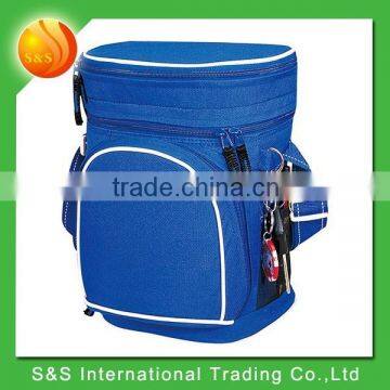 Outdoor fitness double compartment golf cooler bag