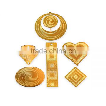 Custom desgin fine gold jewery tags, interesting products 2016