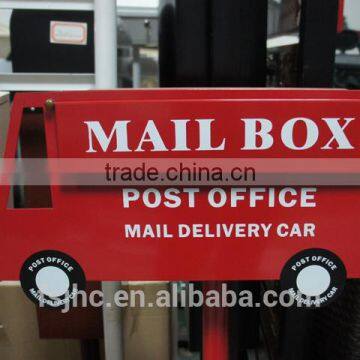 Unique design Mailbox/Red mailbox/Post mount mailbox/Mailbox locking/Japanes/Korea