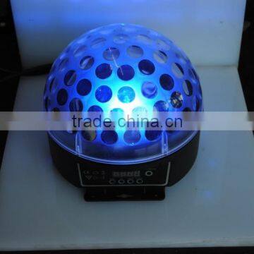 Base price!3*3w IP20 RGB LED Magic Ball/colorful effect/Auto-run mode, DMX-512 mode, Sound active mode