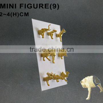 handmade 3d mini chrome animal magnetism resin fridge magnet