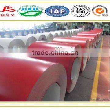 1.6mm*1000mm prepaintede/color coated steel coil/ppgi color coated galvanized steel coil